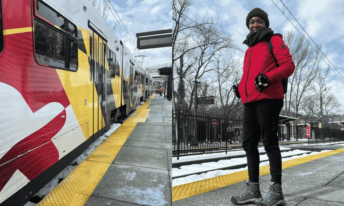 A Baltimore hiker uses public transportation to find open spaces near the city.