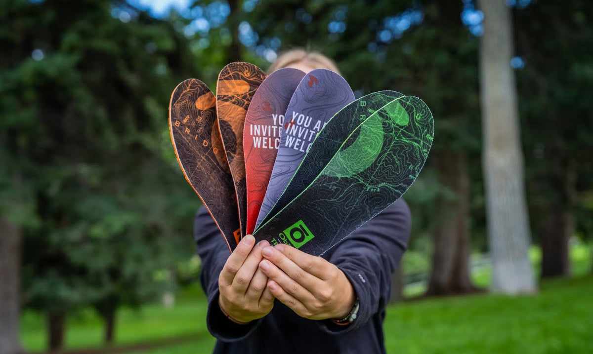 Oboz Footwear Trail replacement insole collection.