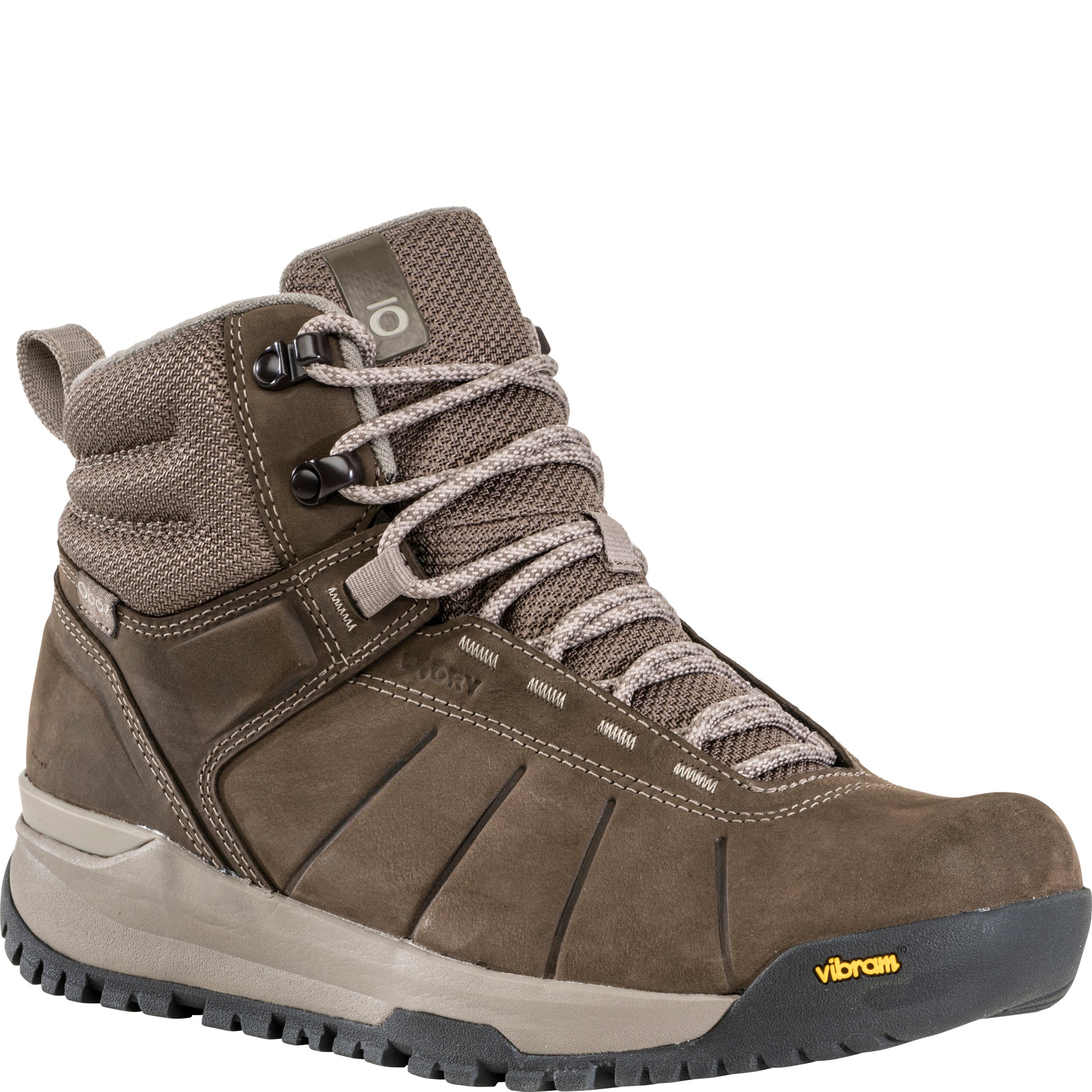 Andesite Mid Insulated Waterproof boot, angled view showing toe cap and outsole