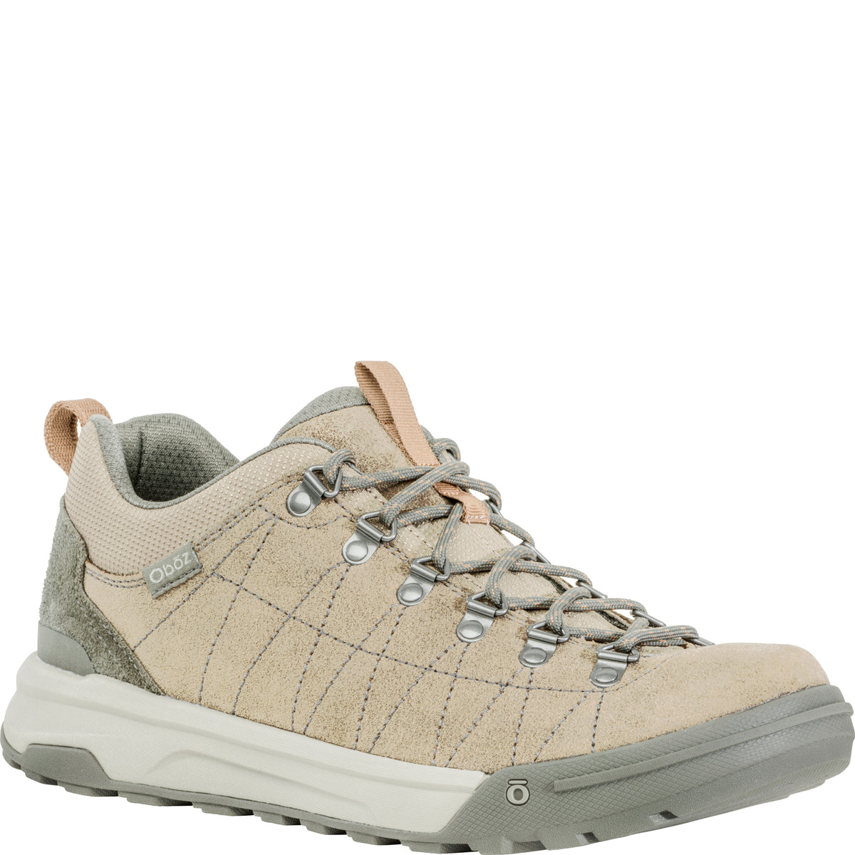 Oboz Men\'s Beall Low Suede Hiking Shoe Oboz Beall Low Hiking Shoe (Men) - Faded Bark Suede – The  main image 2