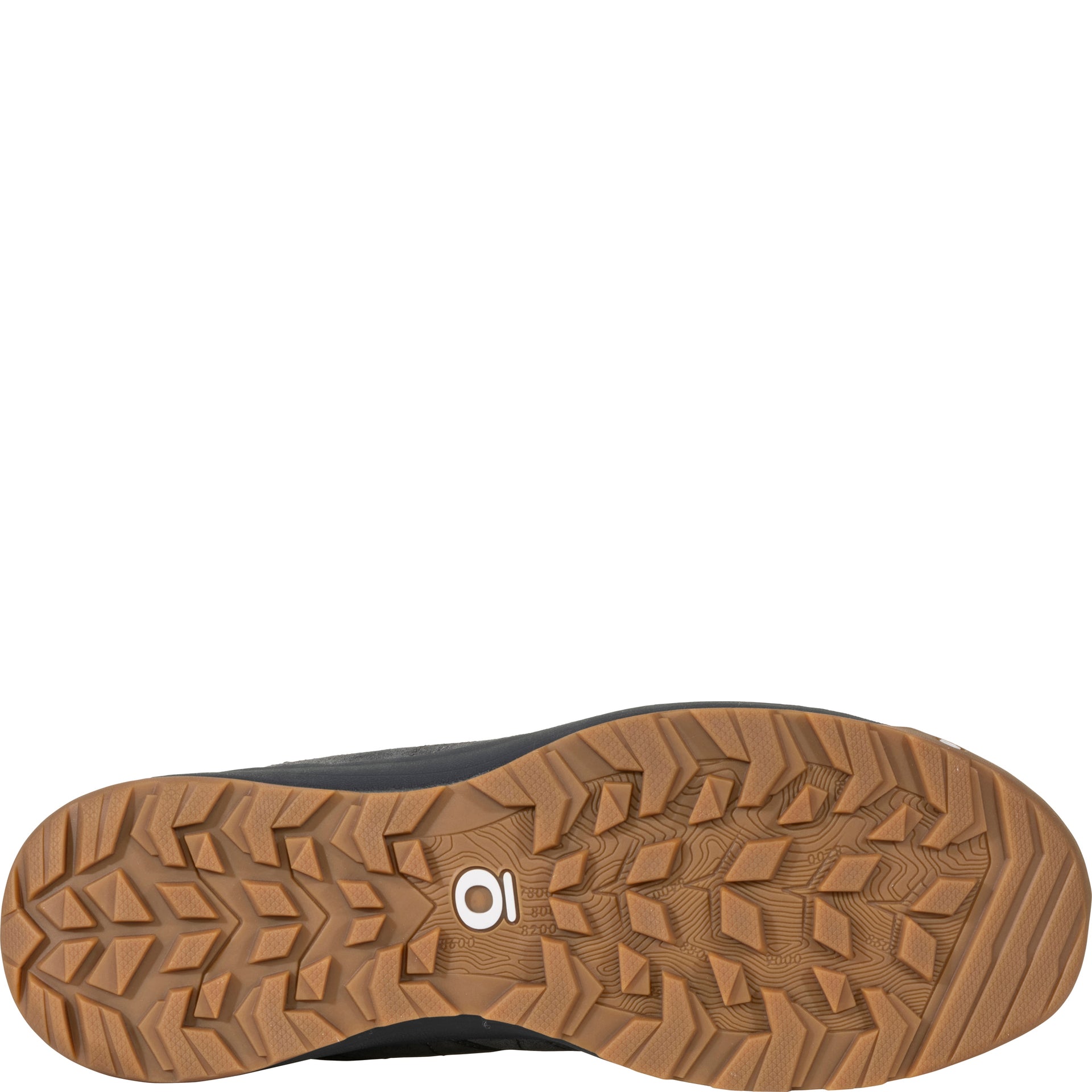 Bottom view of the Bozeman II Low shoe showing the updated lugged outsole