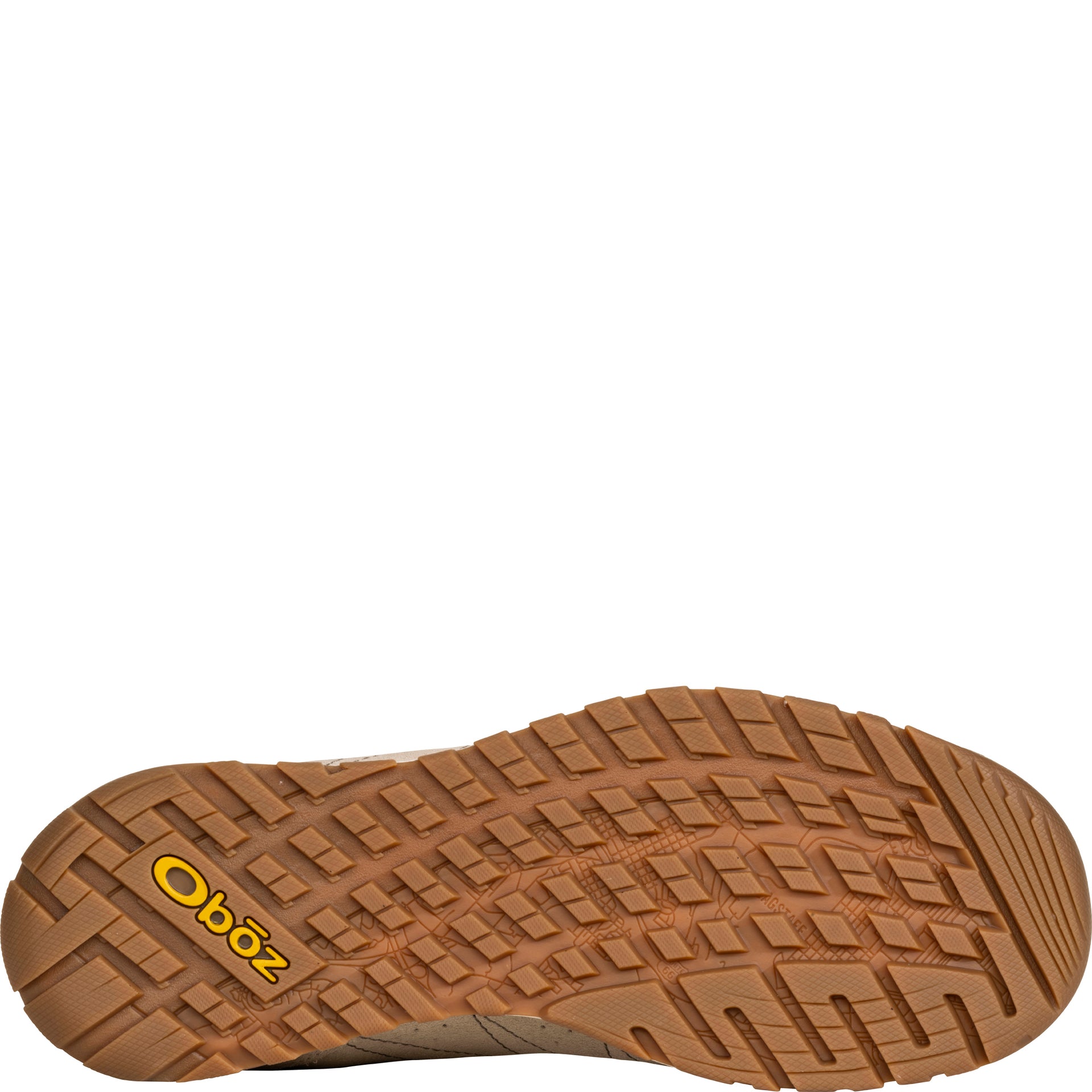 Bottom view of the Bozeman Low shoe showing the traction