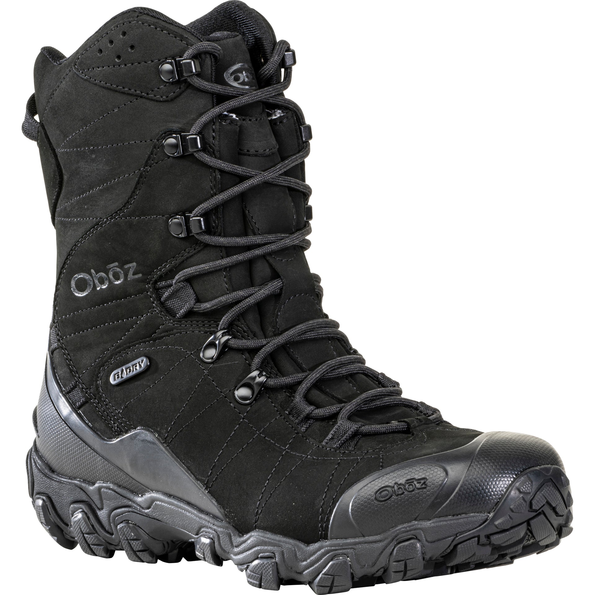 Bridger 10" Insulated Waterproof snow boot, angled view showing toe cap
