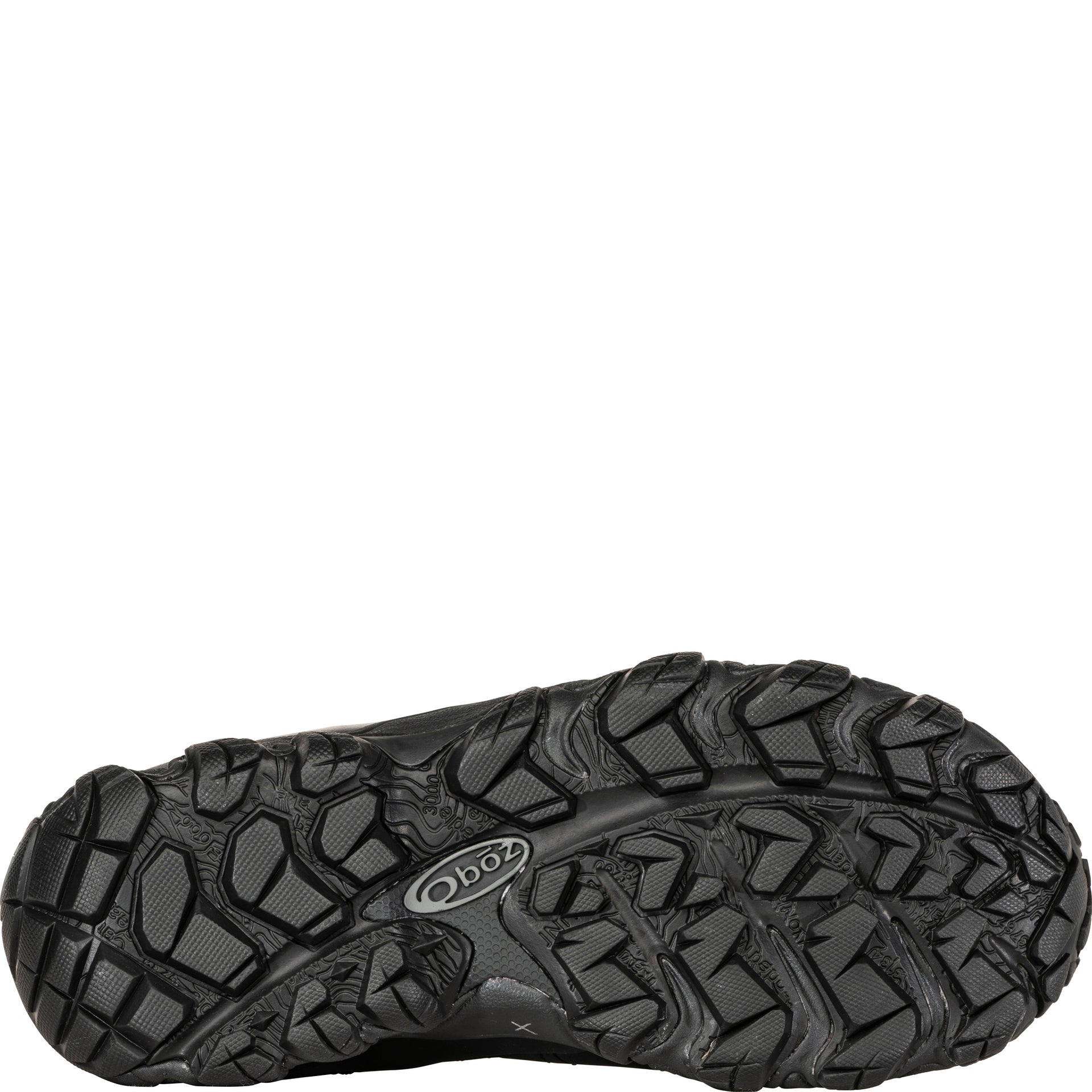 Bridger 10" Insulated Waterproof snow boot, bottom view showing rubber tread and snow-ready outsole