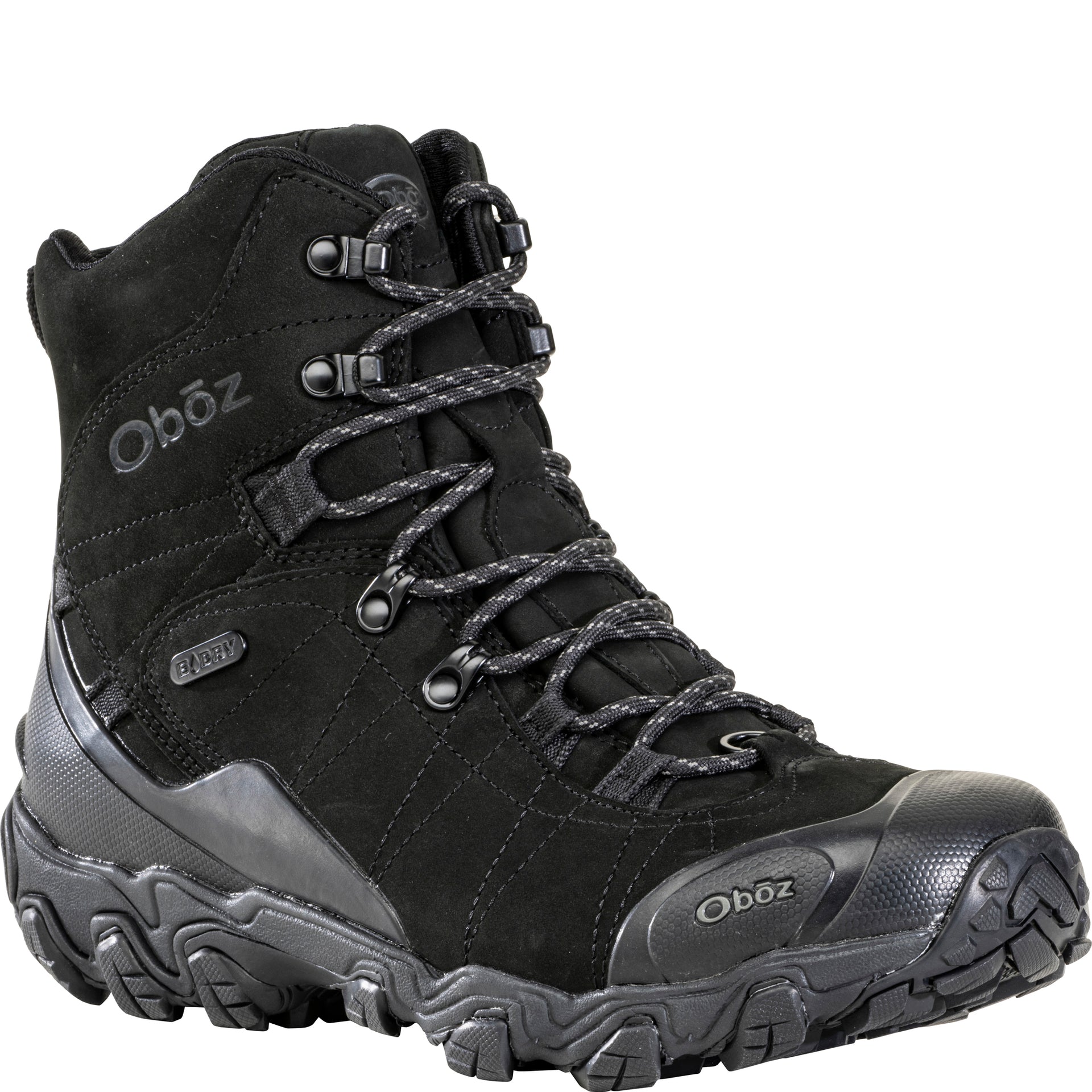 Bridger 8" Insulated Waterproof snow boot, angled view showing toe cap