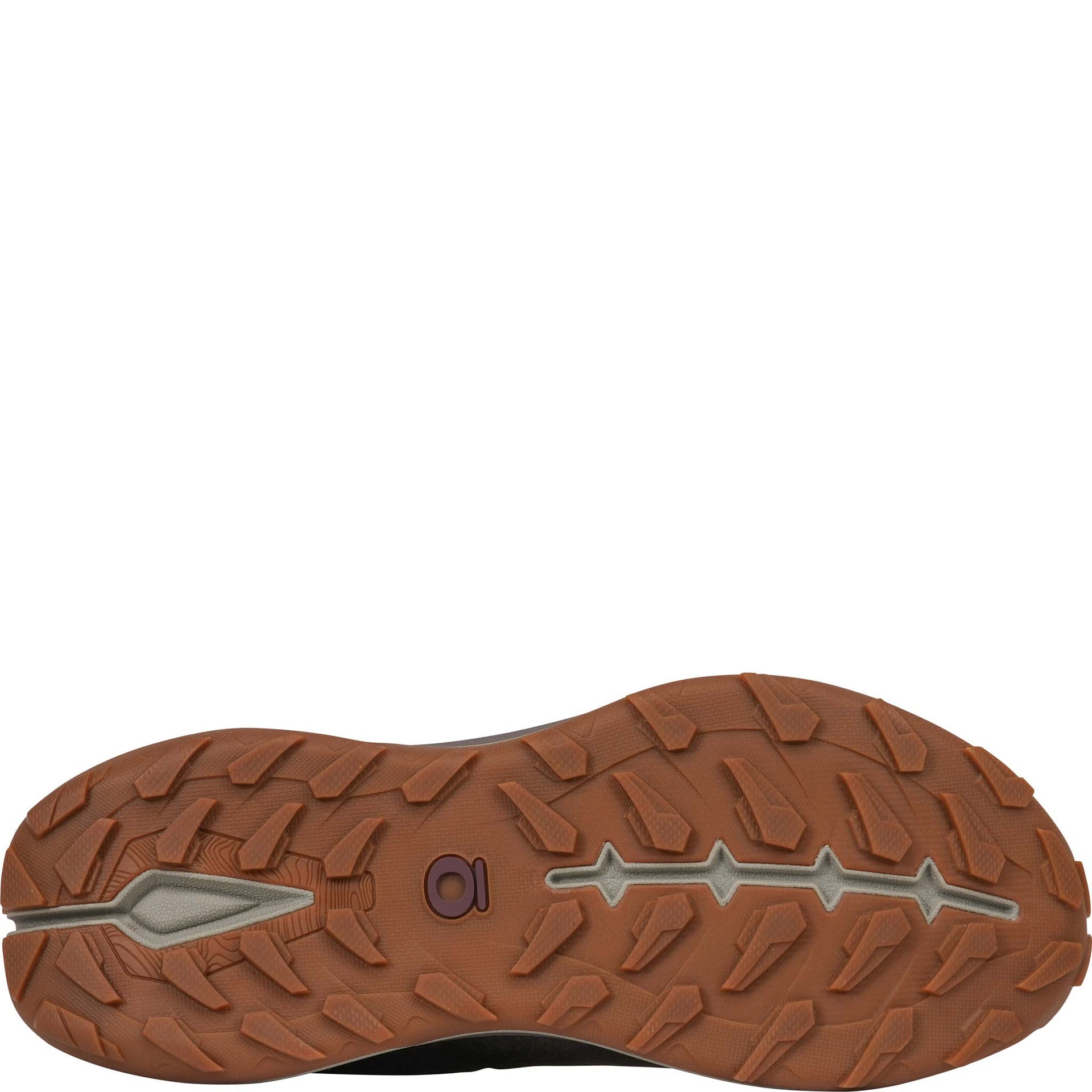 Tread view of the Men's Hyalite Low Waterproof hiking shoe in the Eagle color