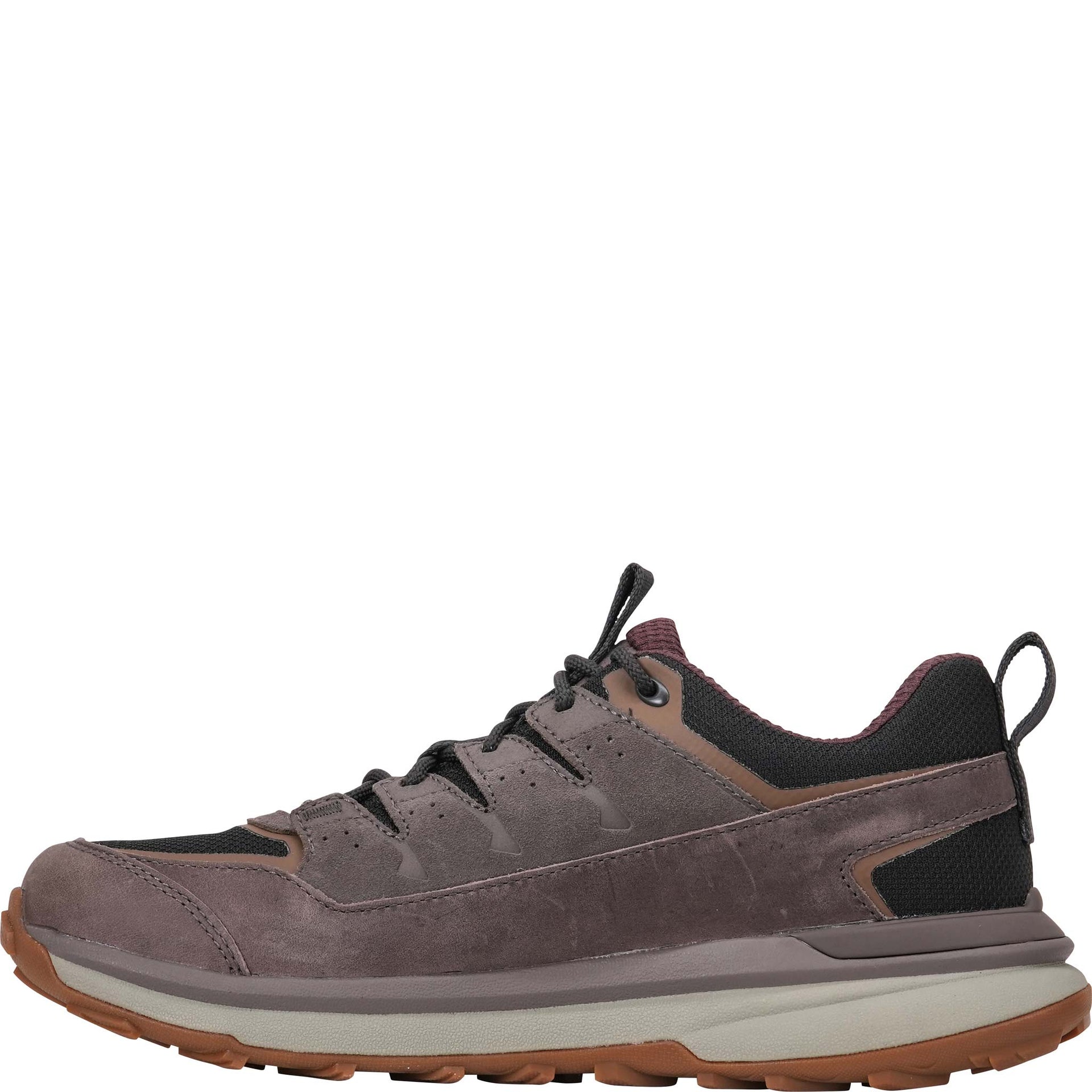 Inside view of the Men's Hyalite Low Waterproof hiking shoe in the Eagle color