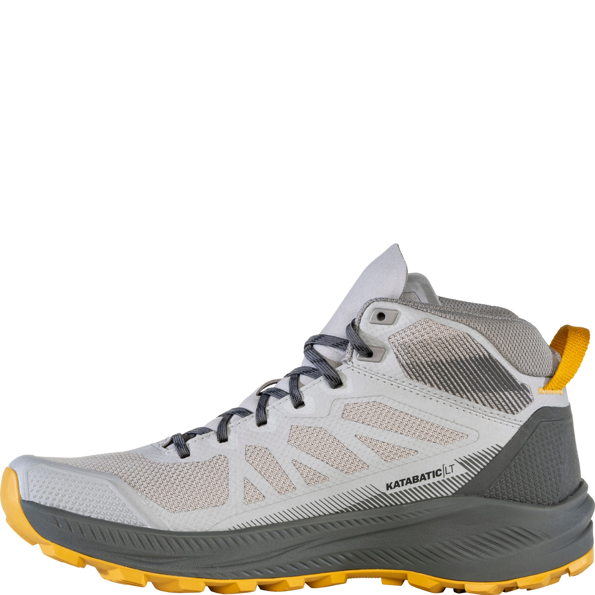 Inside view of Katabatic LT Mid GTX Waterproof highlighting supportive midfoot and waterproof GORE-TEX upper