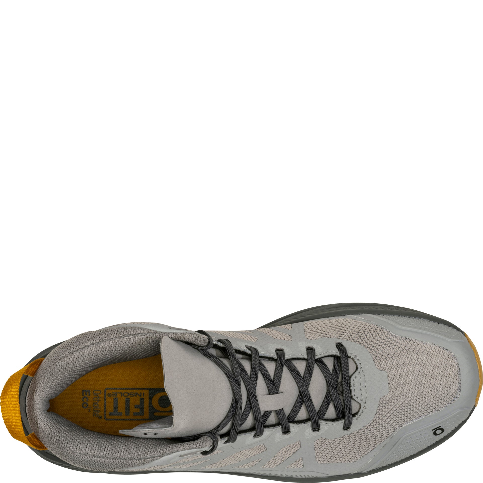 Top view of Katabatic LT Mid GTX Waterproof showing lace-up system and padded ankle collar