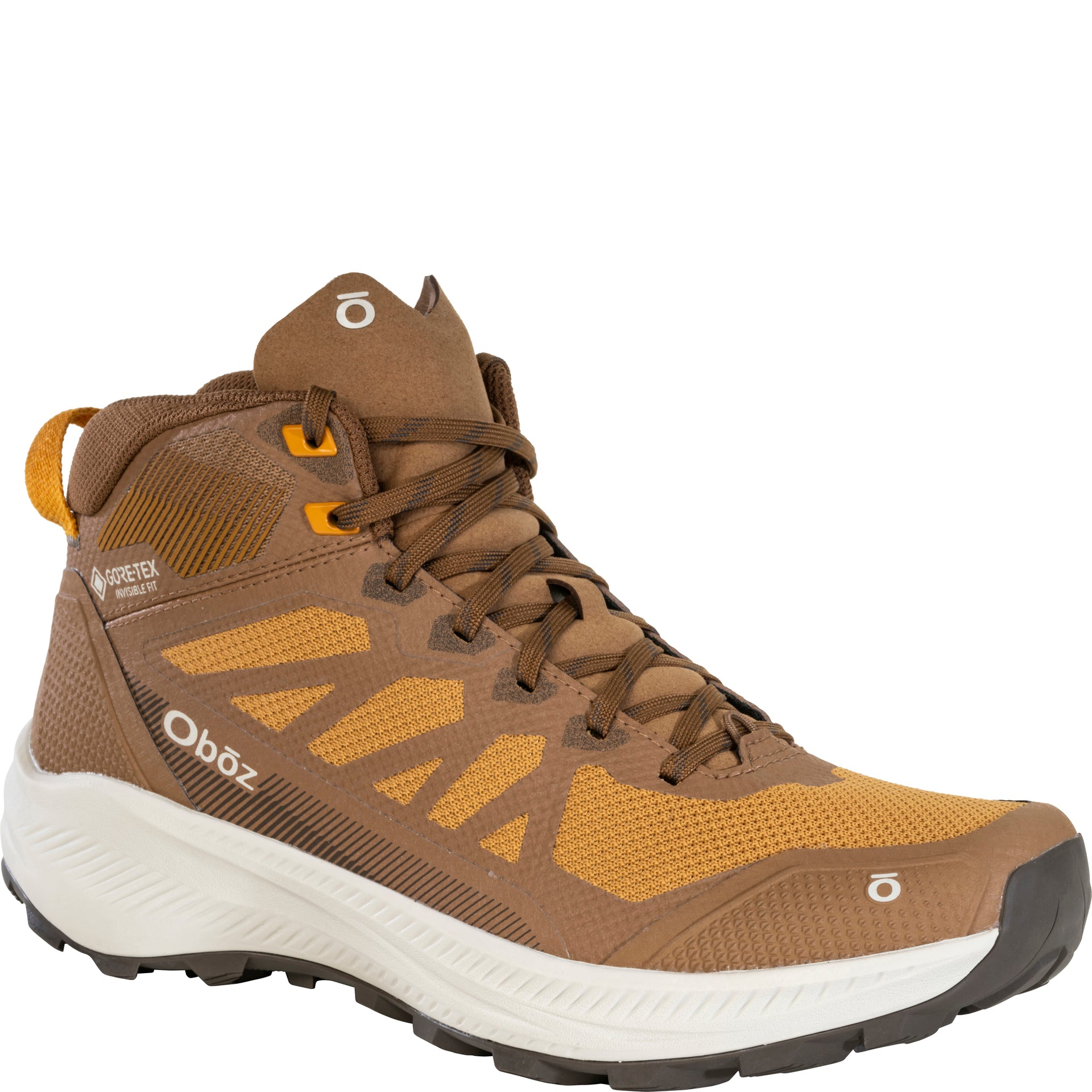 Men’s Katabatic LT Mid GORE-TEX Waterproof boot, angled view showing the toe cap and Invisible Fit logo