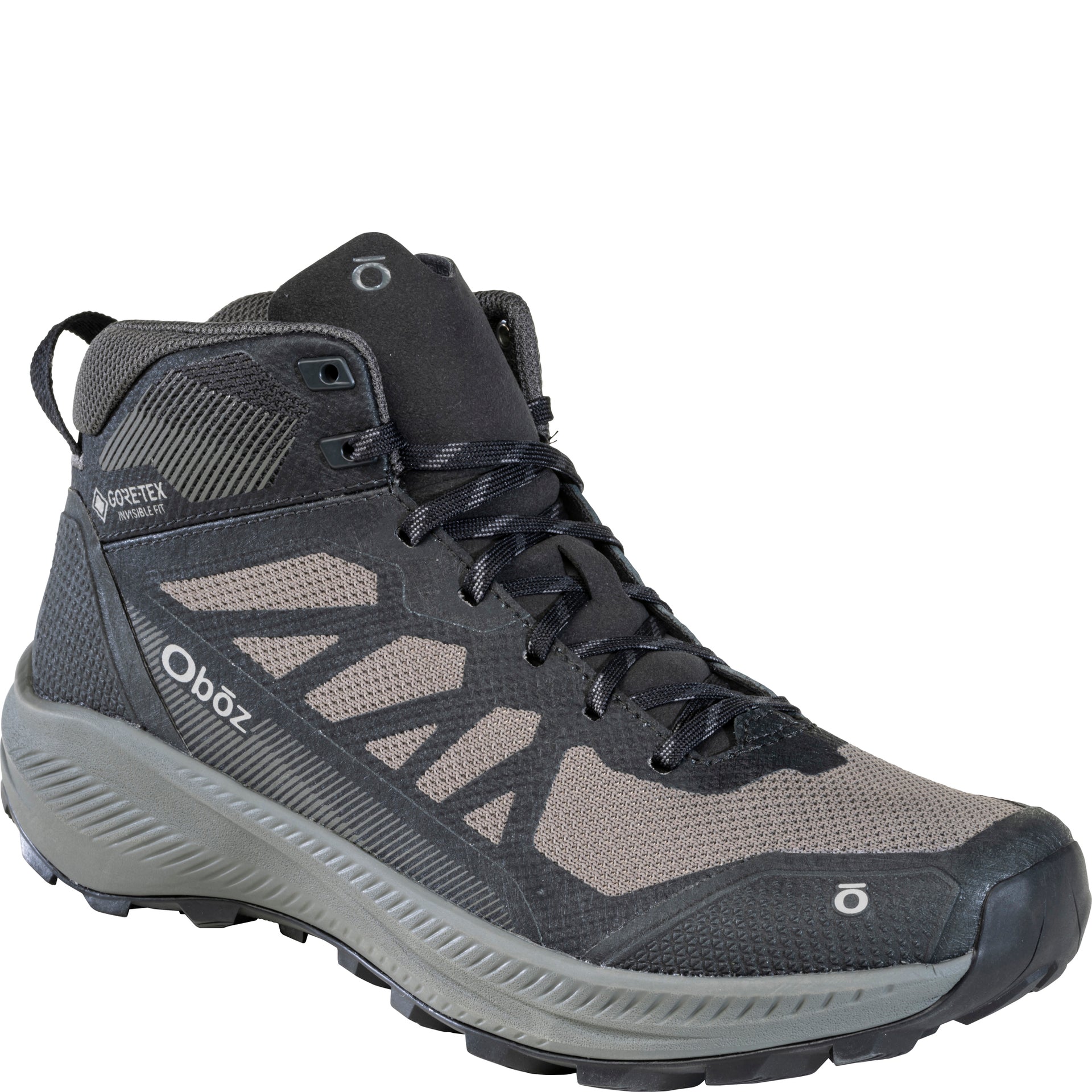 Men’s Katabatic LT Mid GORE-TEX Waterproof boot, angled view showing the toe cap and Invisible Fit logo