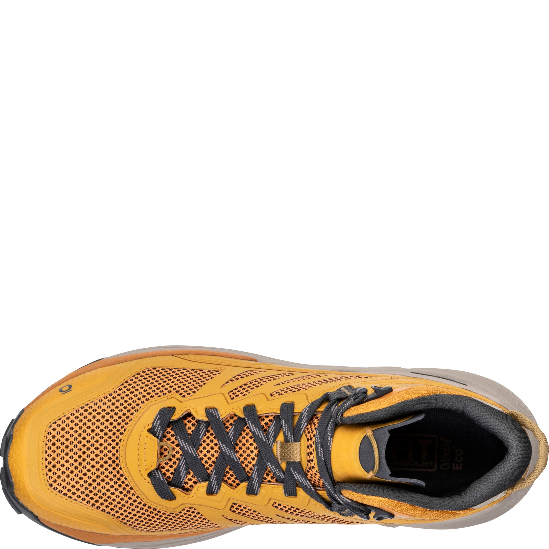Men’s Katabatic RT Mid GTX Waterproof shoe, top view showing lace-up closure and supportive mid-height design