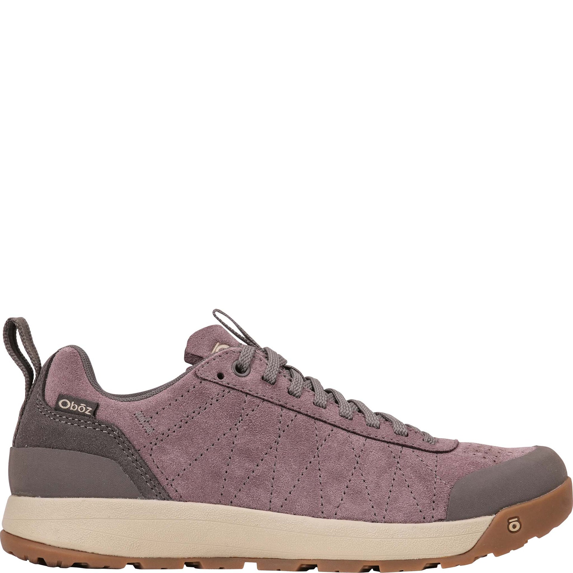 Oboz Women's Bozeman II Low casual shoe in Fig outer side view