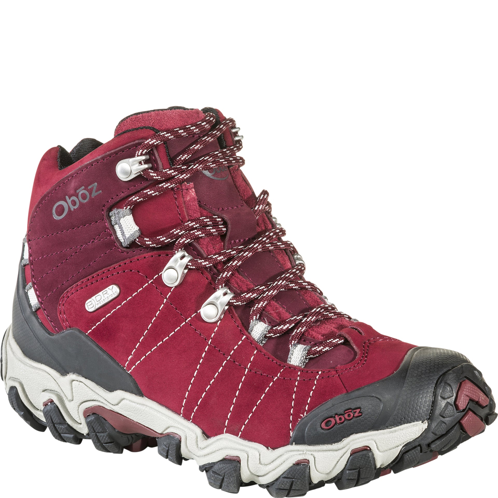Women's Bridger Mid angled view highlighting the reinforced toe cap