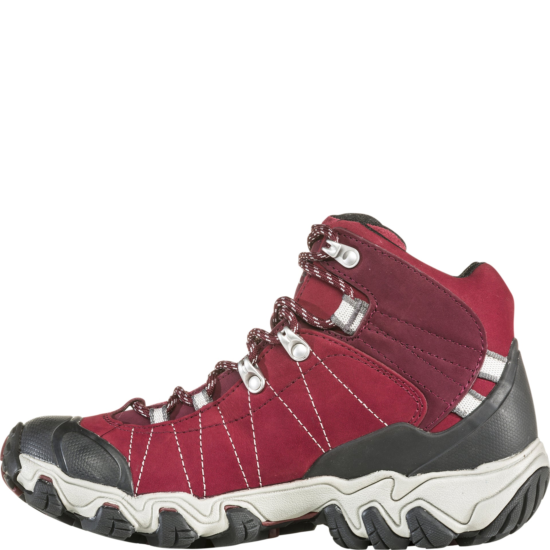 Women's Bridger Mid inside view showing the supportive midsole