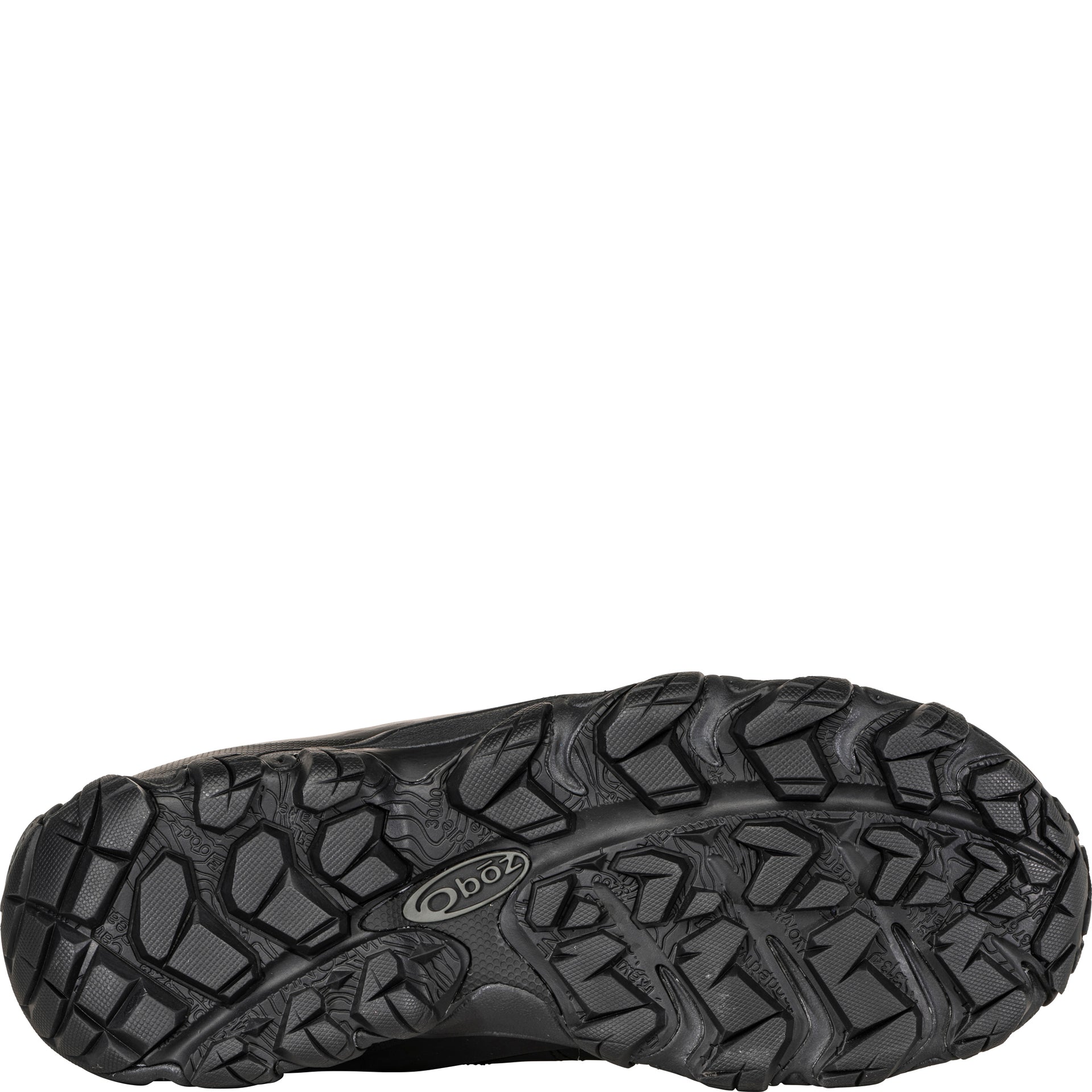 Women's Bridger 7" Insulated B-Dry bottom view showing rugged outsole with deep lugs designed for traction on snow and icy surfaces