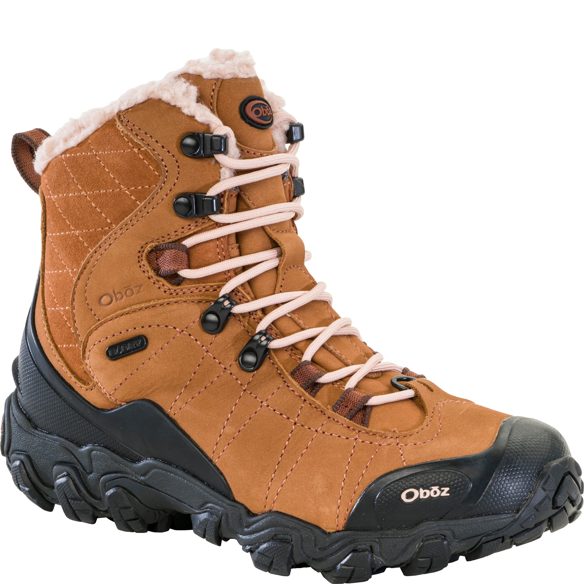 Women's Bridger 7" Insulated B-Dry angled view highlighting insulated construction and reinforced overlays for durability