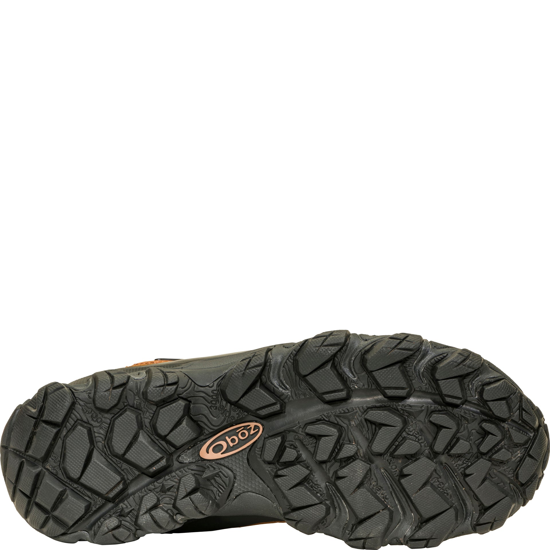 Women's Bridger 7" Insulated B-Dry bottom view showing rugged outsole with deep lugs designed for traction on snow and icy surfaces
