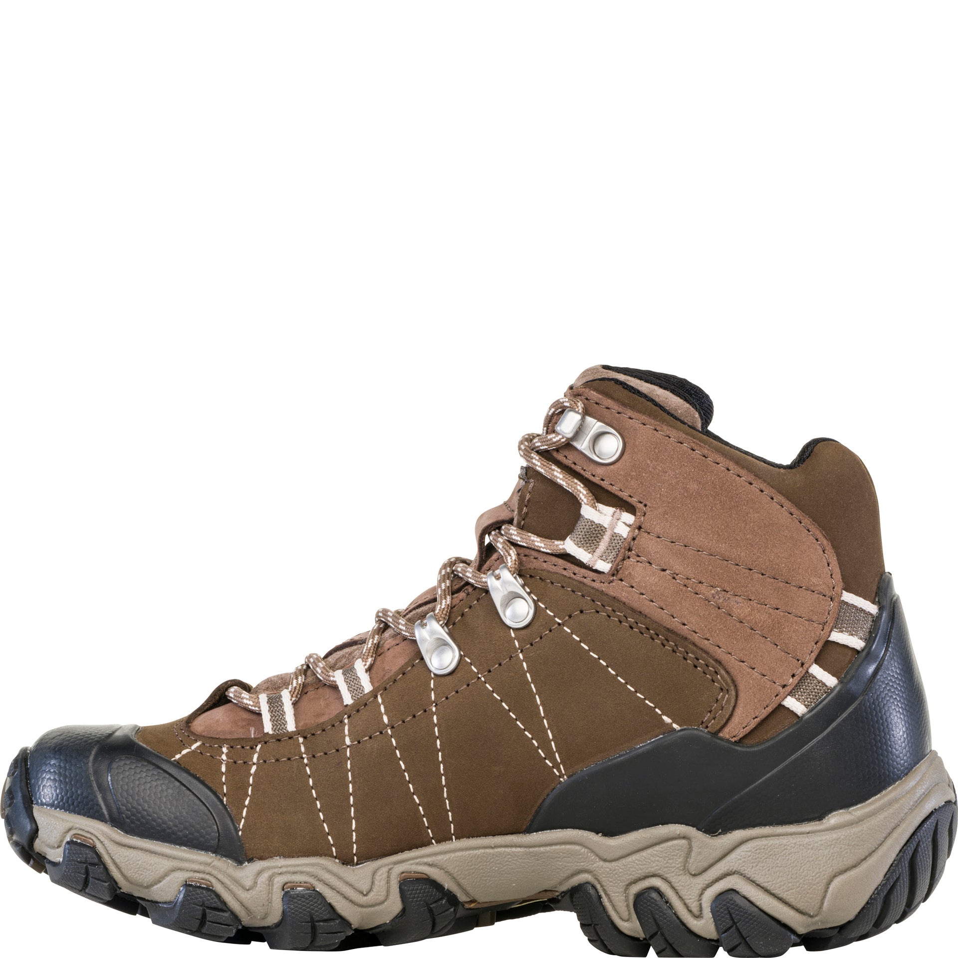 Women's Bridger Mid inside view showing the supportive midsole