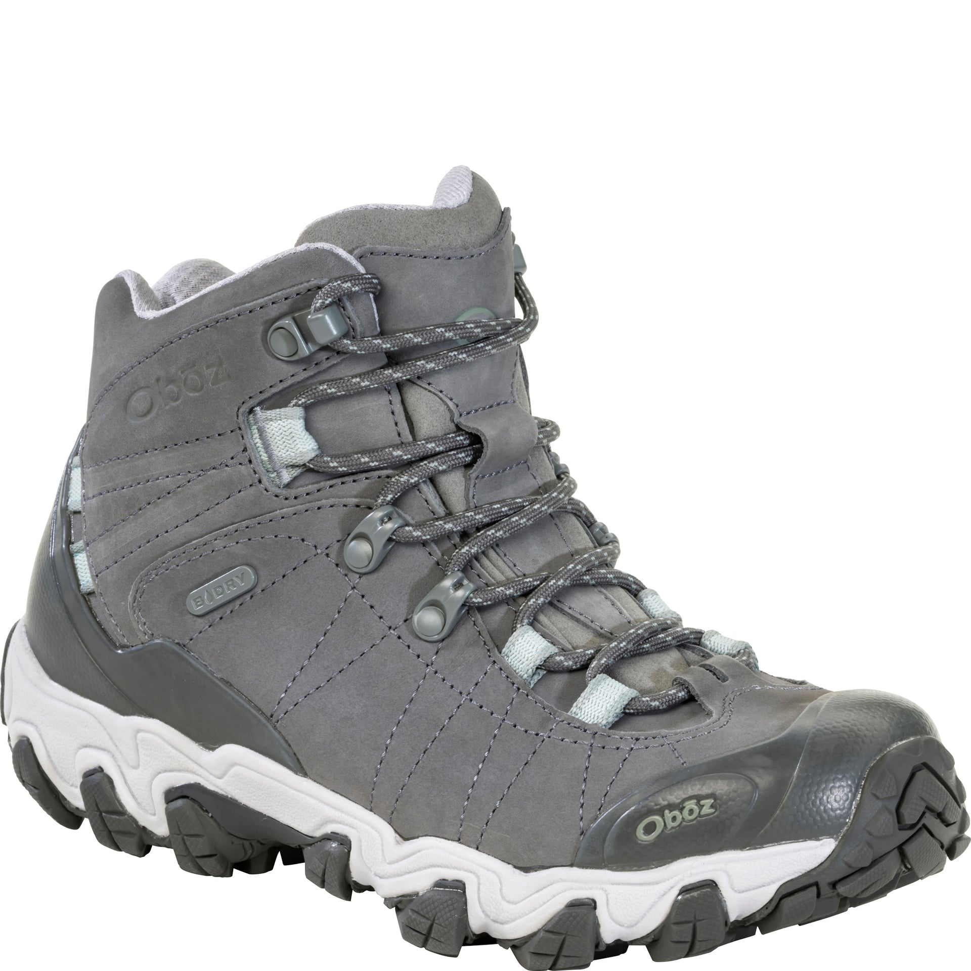 Women's Bridger Mid angled view highlighting the reinforced toe cap