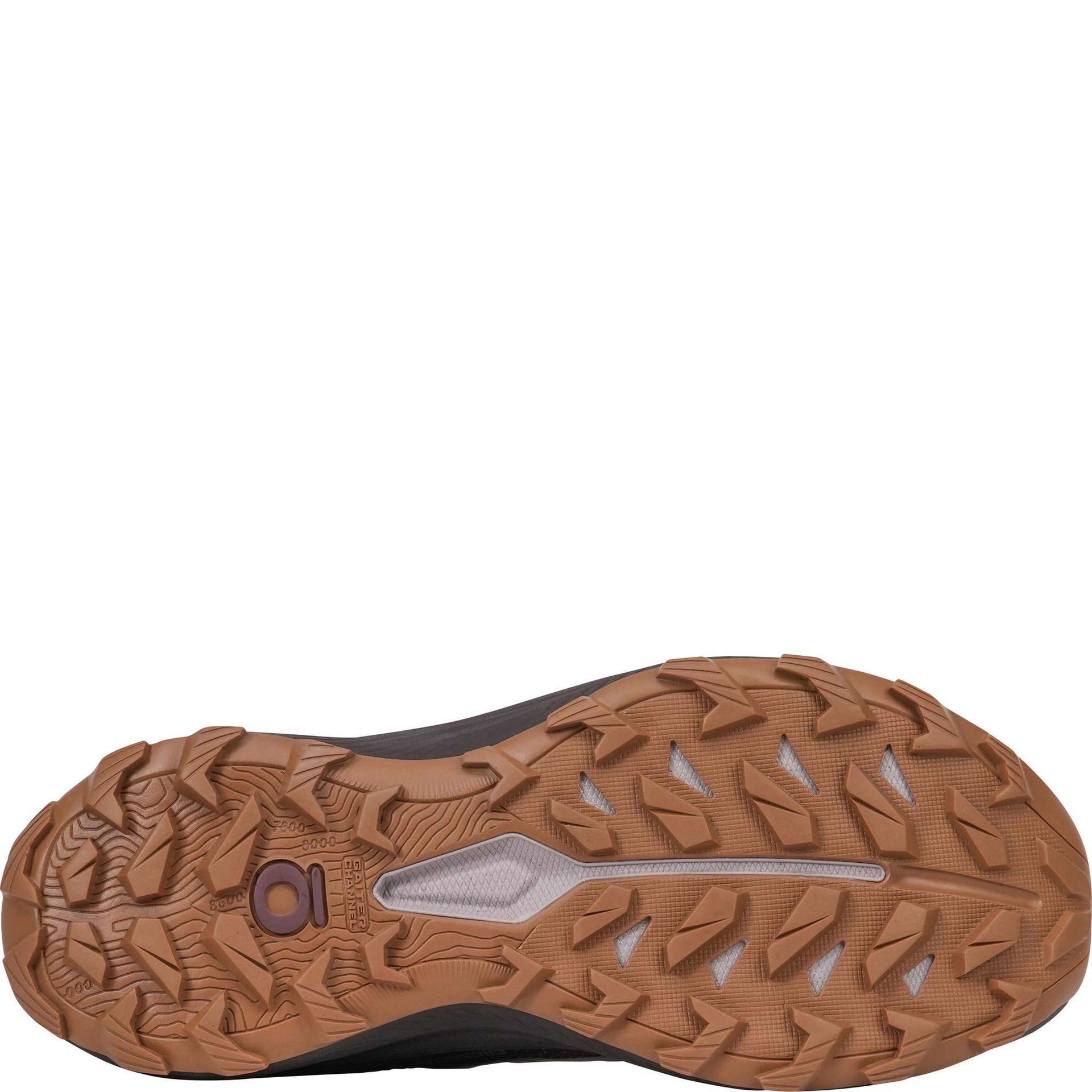 Bottom view of the Oboz Women's Crosscut Trail Tread™ outsole