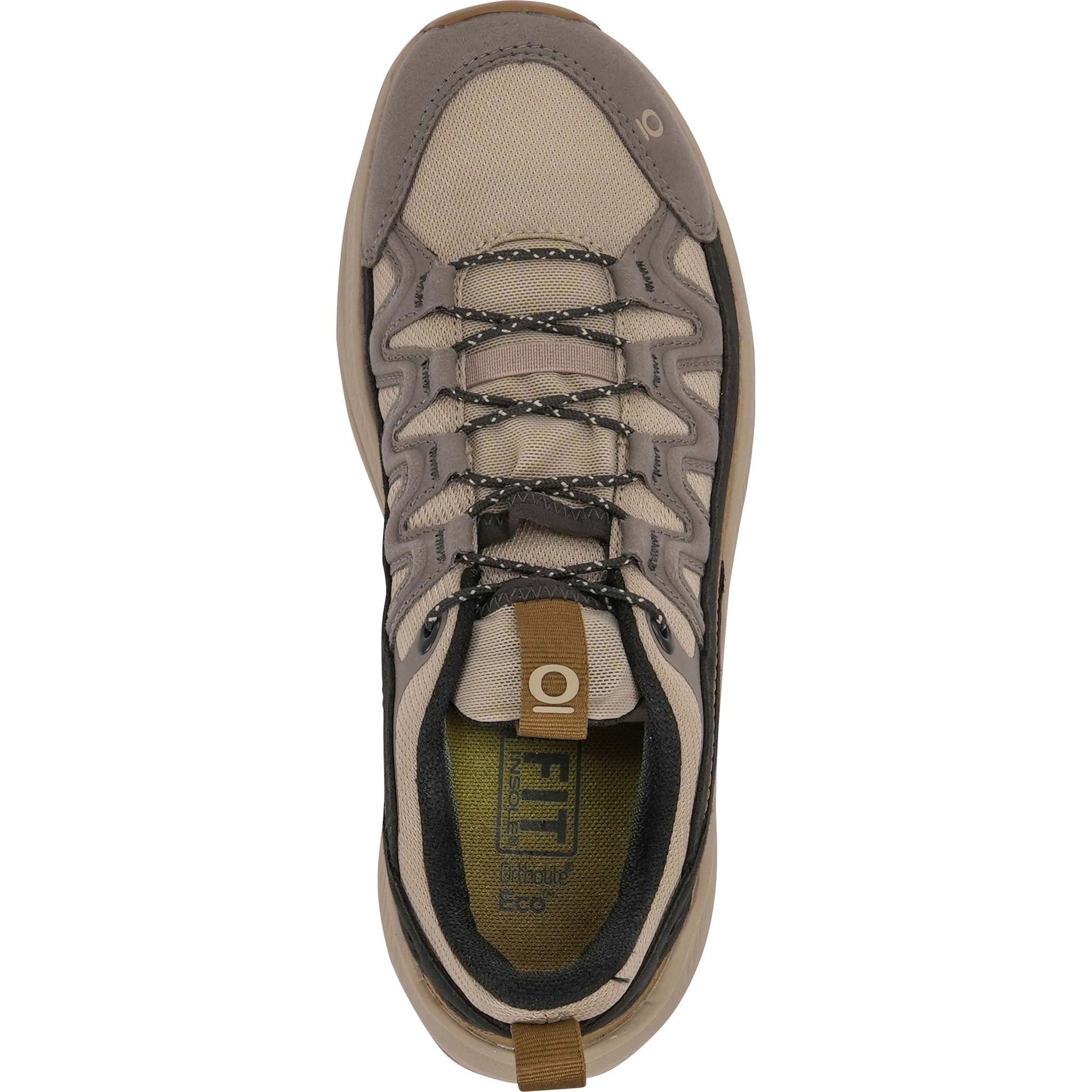 Top view of the Oboz Women's Crosscut in Harvest showing laces and breathable upper