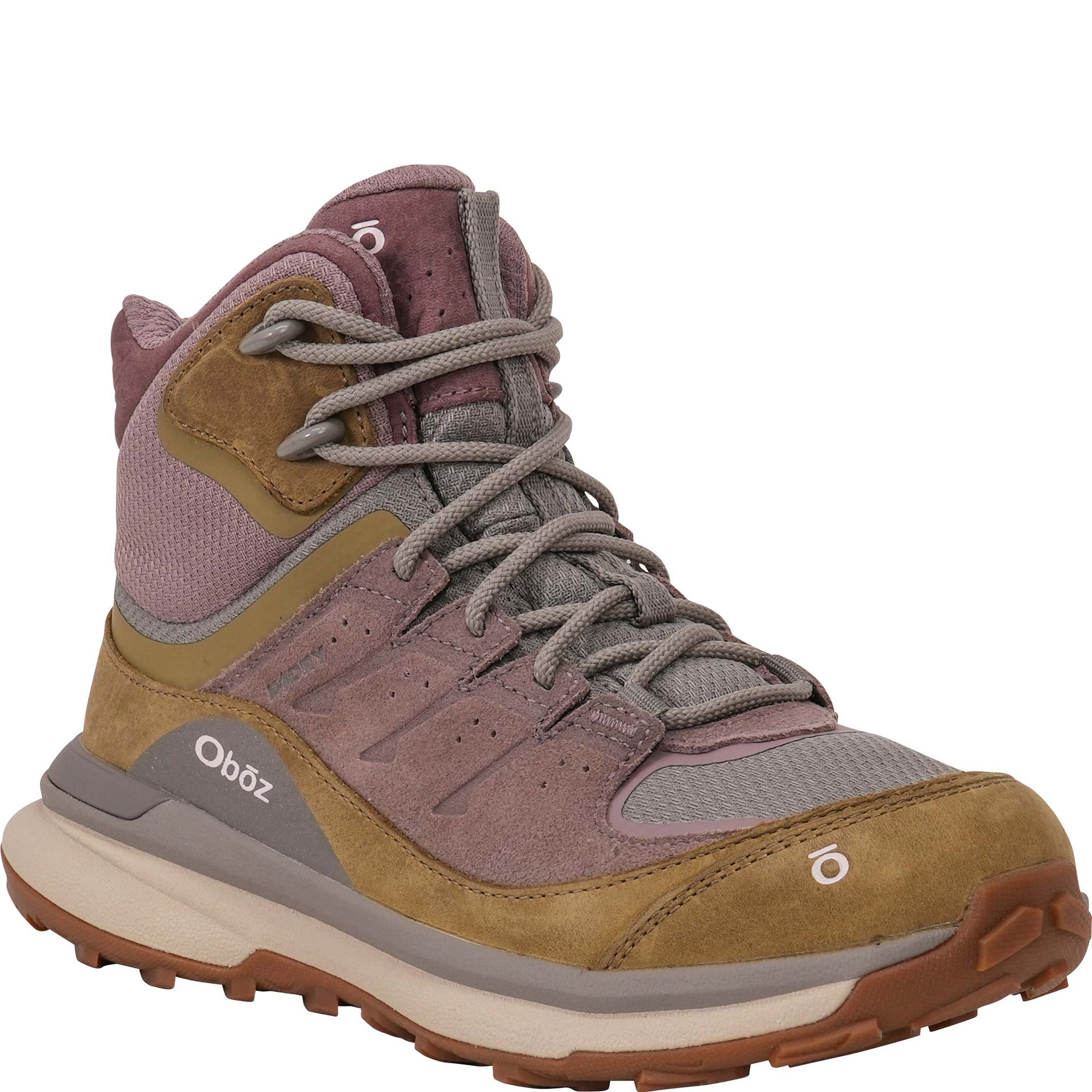 Angled view of the Oboz Women's Hyalite Mid Waterproof hiking boot