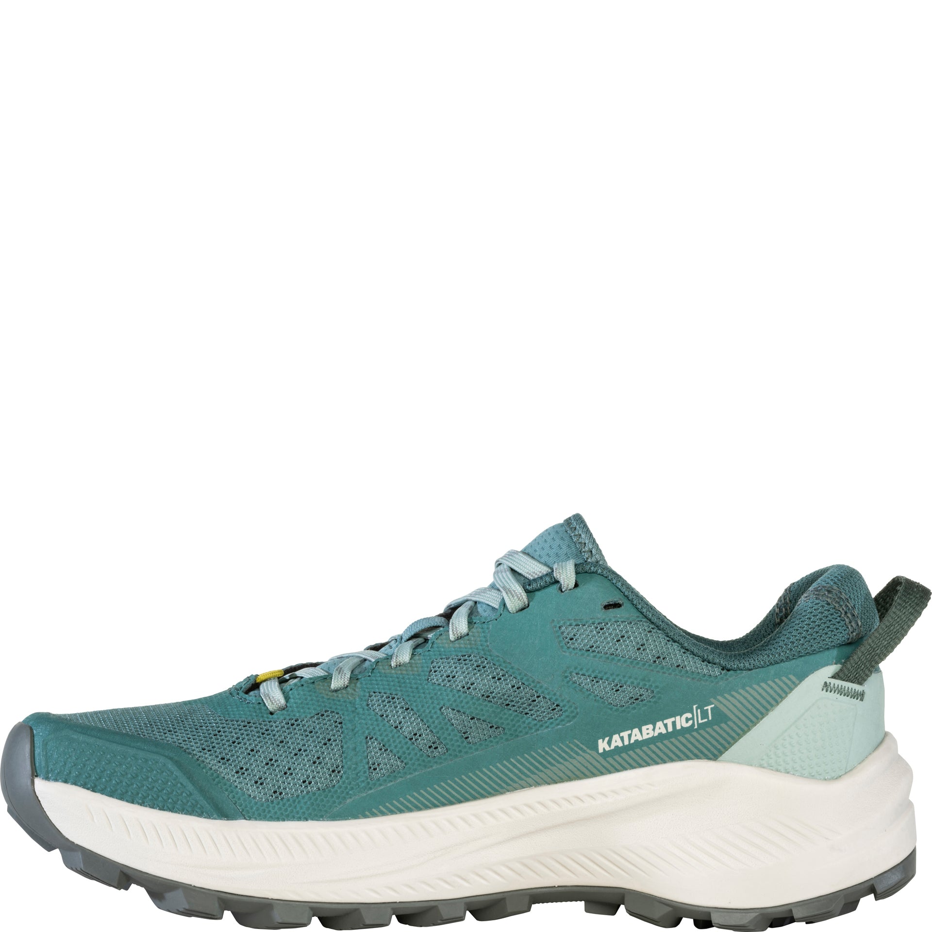 Inside view of the Katabatic LT Low shoe showing the shoe logo