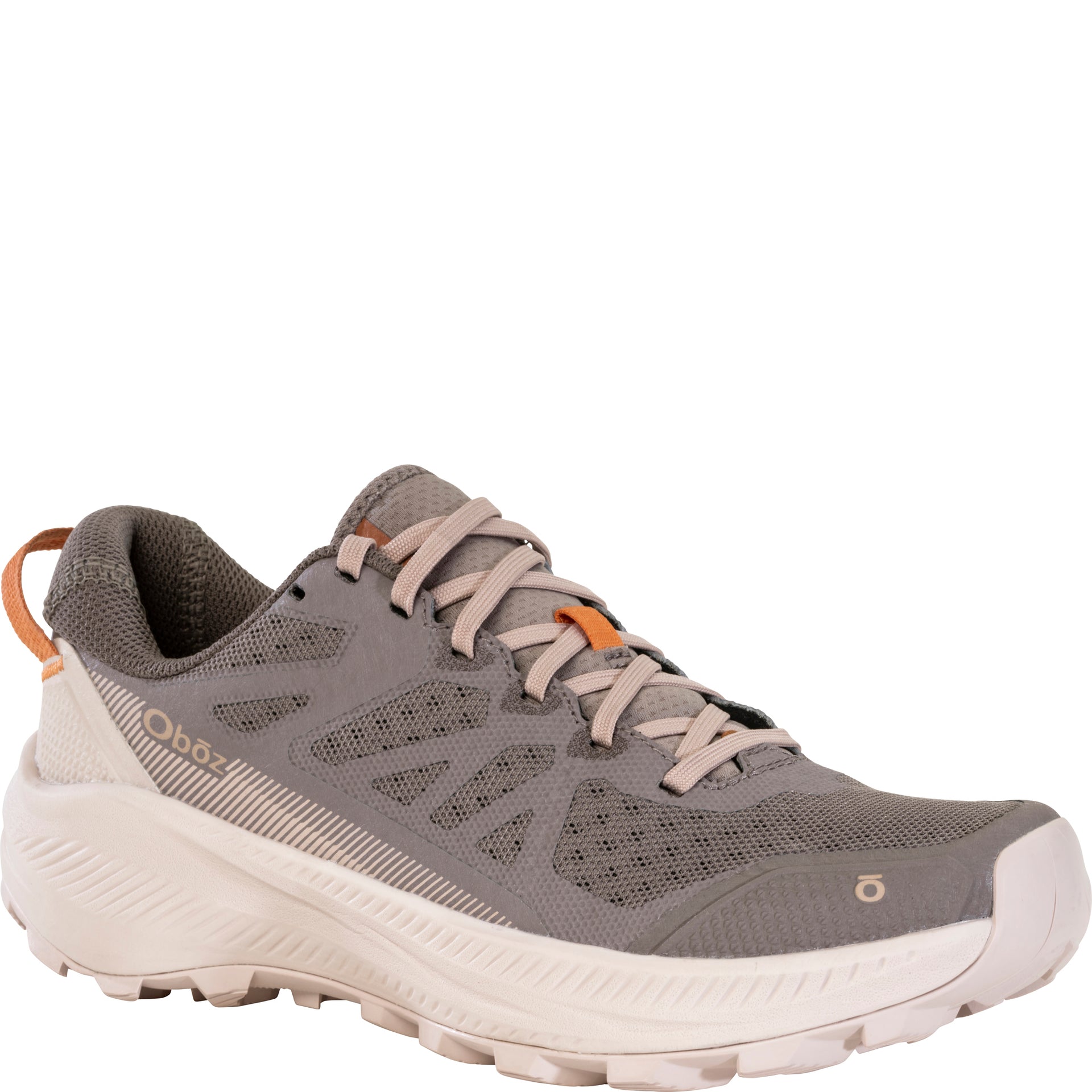 Angled view of the Katabatic LT Low shoe showing the low profile, lace system, and fast-hiking design