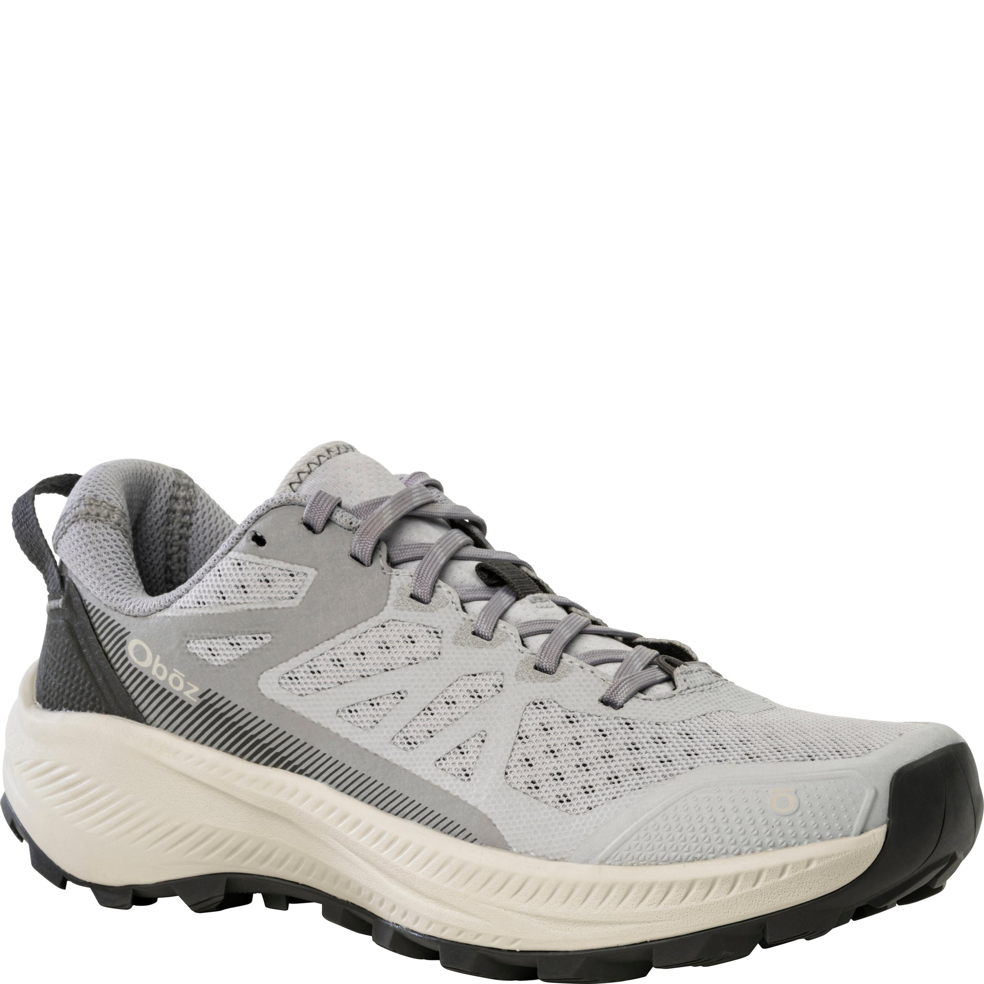 Angled view of the Katabatic LT Low shoe showing the low profile, lace system, and fast-hiking design