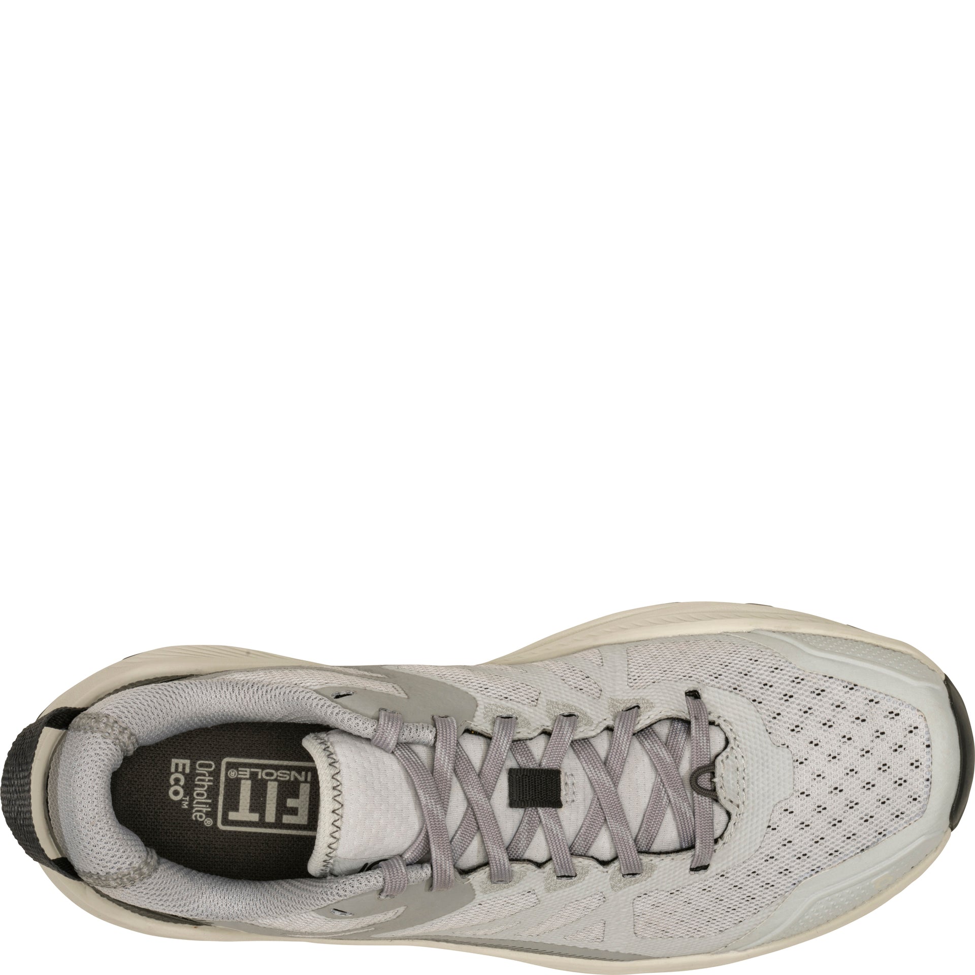 Top view of the Katabatic LT Low shoe showing the lace system