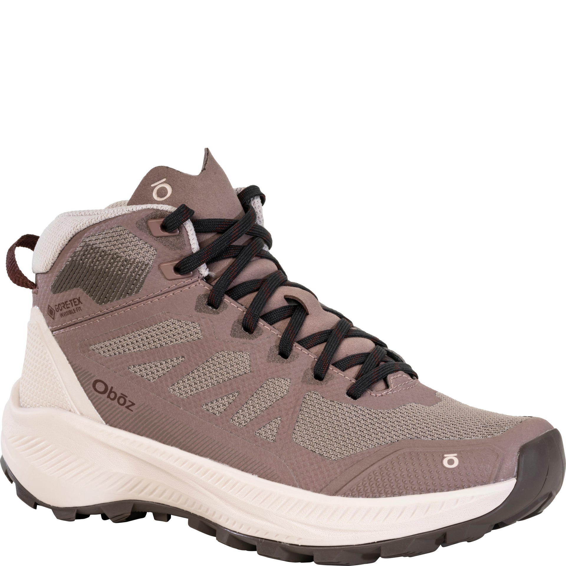 Women's Katabatic LT Mid GTX Waterproof angled view highlighting reinforced toe cap and secure fit for fast moving hikes