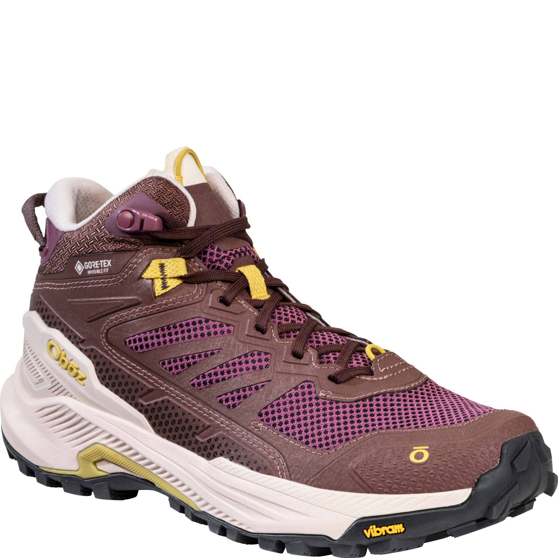 Women's Katabatic RT Mid GTX Waterproof angled view highlighting reinforced toe cap and secure fit for fast moving hikes