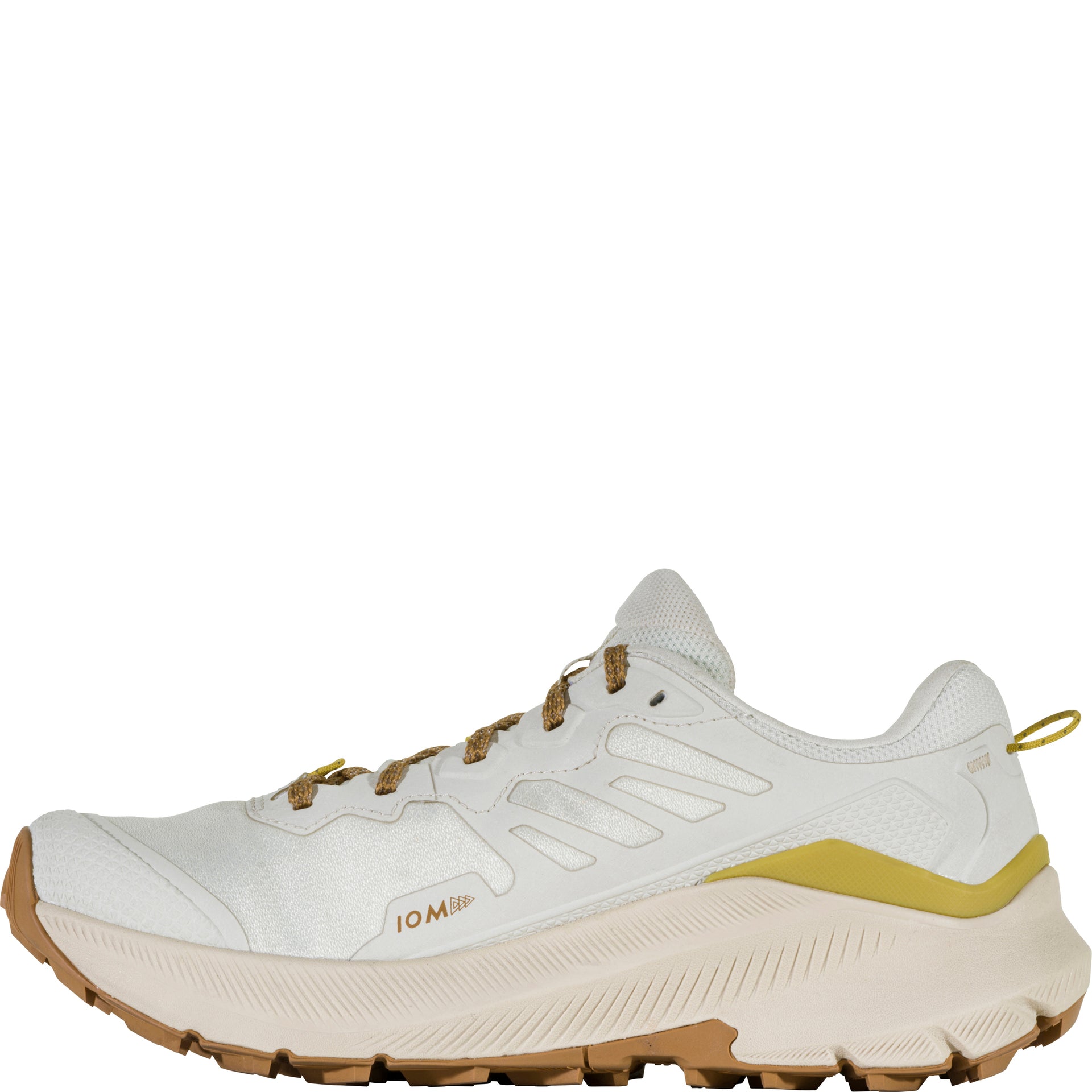 Women's Katabatic Wind Low inside view showing panel construction and responsive midsole with ACTNitro dual-density foam and forefoot carbon plate