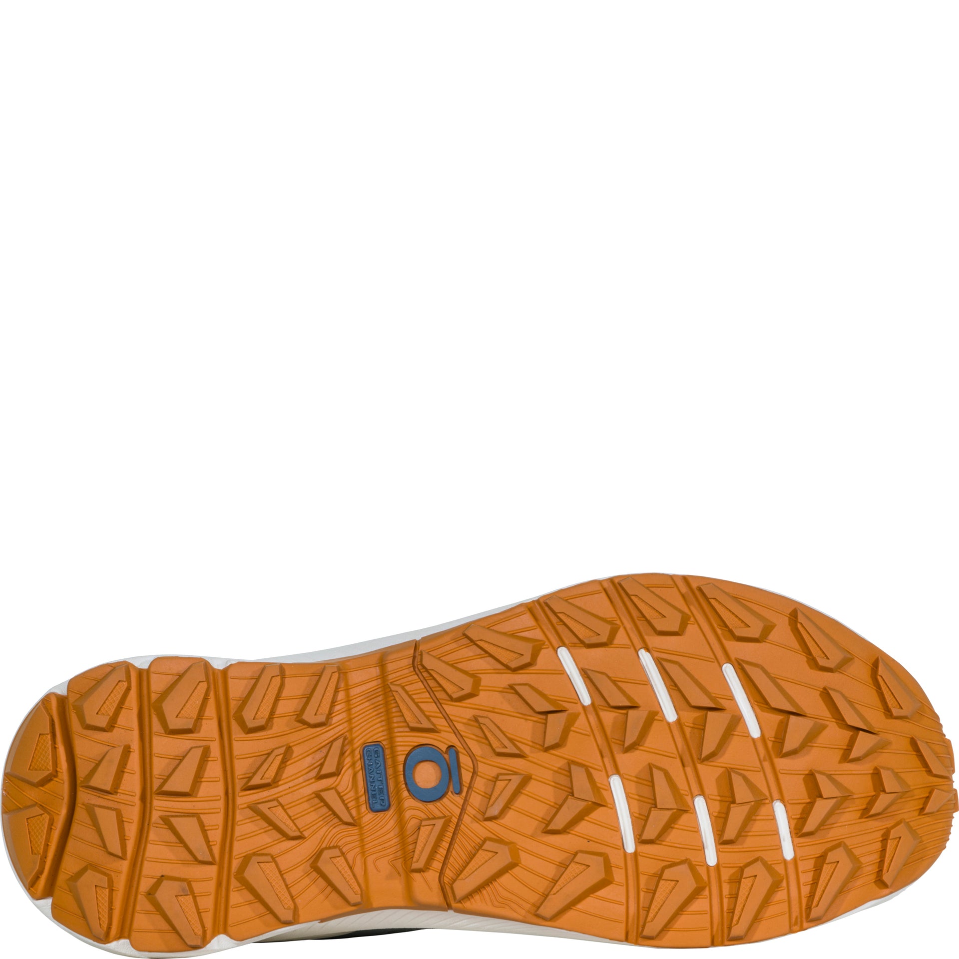 Women's Katabatic Wind Low bottom view showing Trail Tread outsole designed for traction on varied and technical terrain