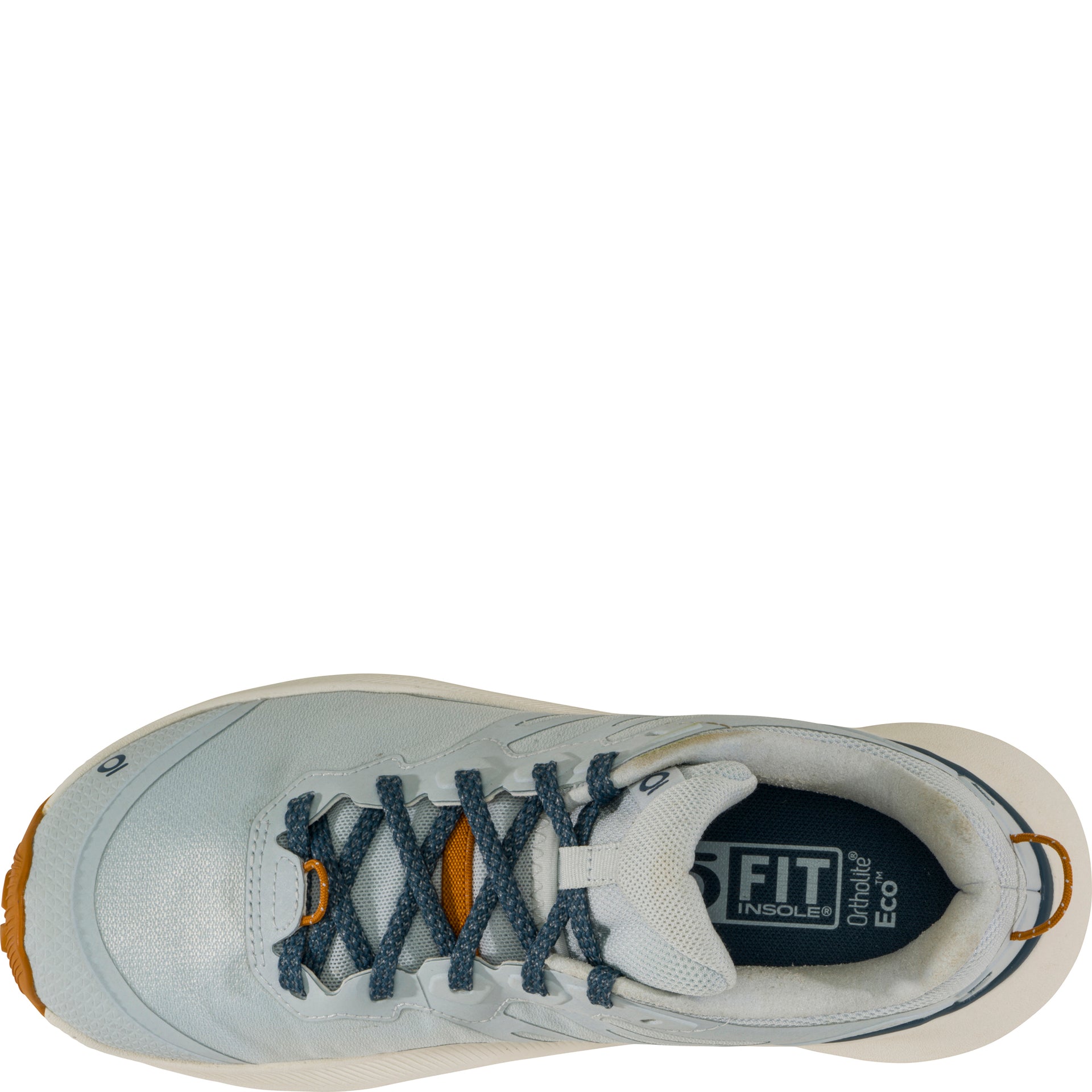 Women's Katabatic Wind Low top view showing upper construction, lace closure, and streamlined toe box profile