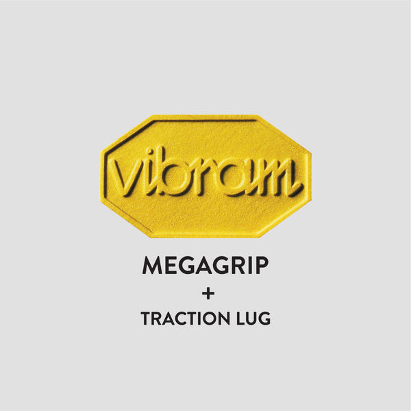 Vibram® MEGAGRIP + Traction Lug
